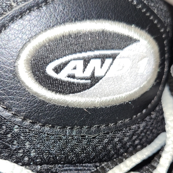 AND1 Tai Chi Men's Black and Silver Basketball Athletic Shoes 11.5 - Picture 8 of 8